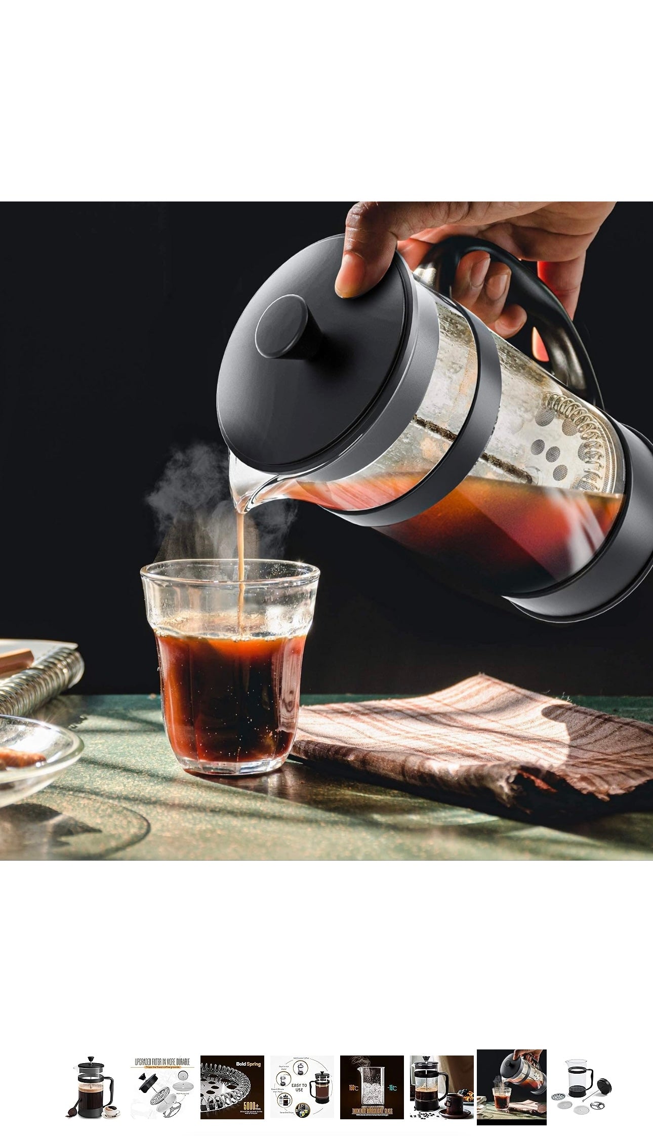 Coffee and tea press