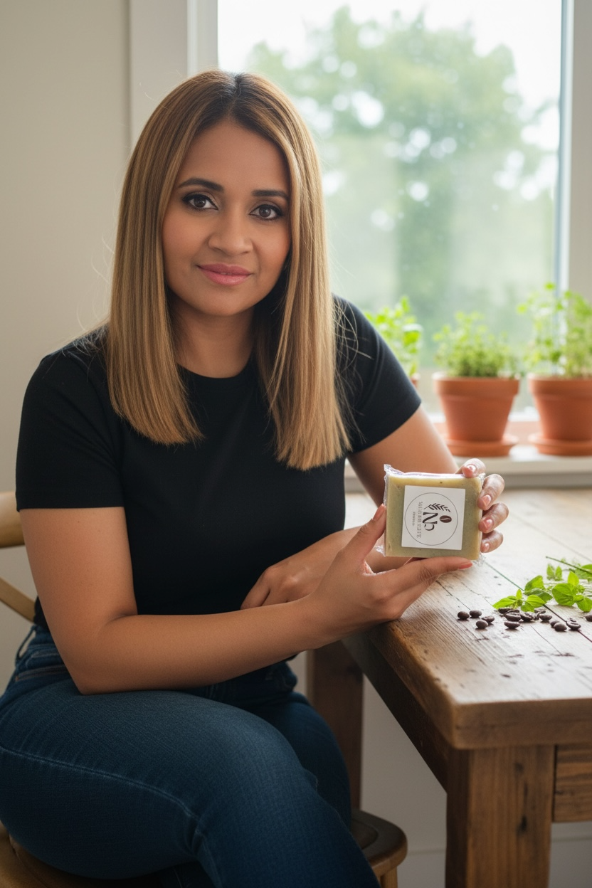 Handcrafted soap